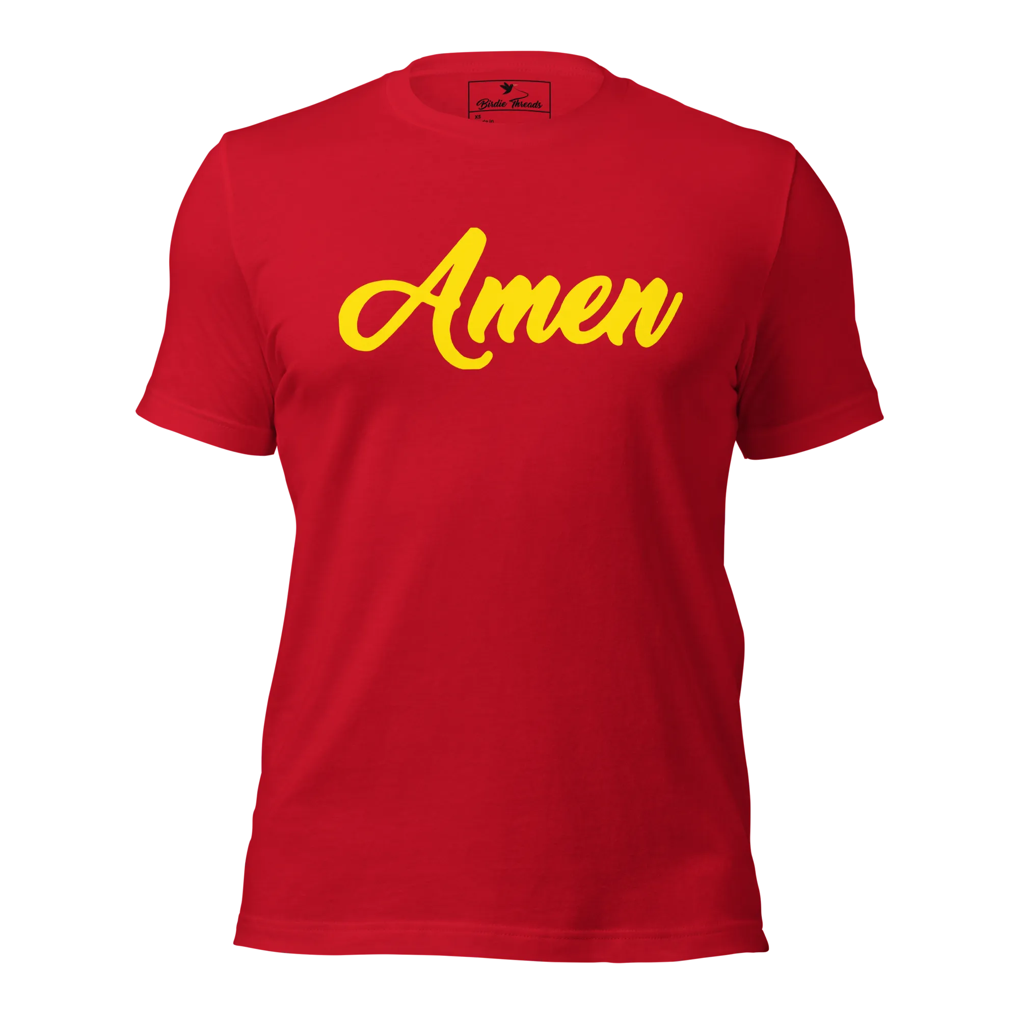 Amen Shirt - Yellow Lettering