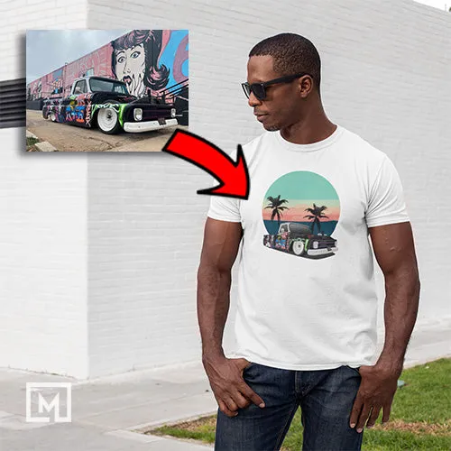American Cars | Custom Print for Men | Fitted T-shirt