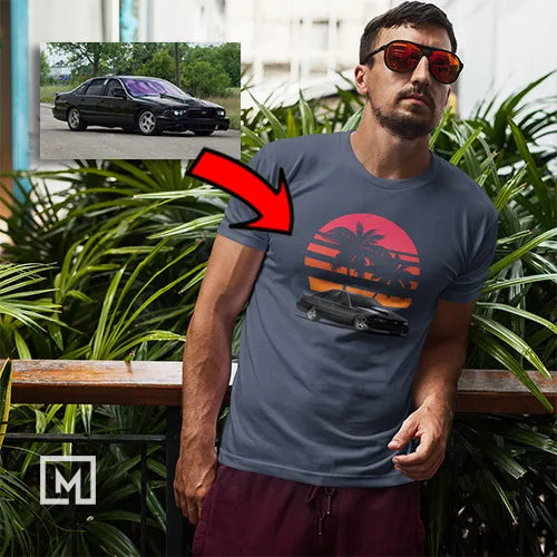 American Cars | Custom Print for Men | Fitted T-shirt