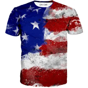 American Flag Lines T-Shirt