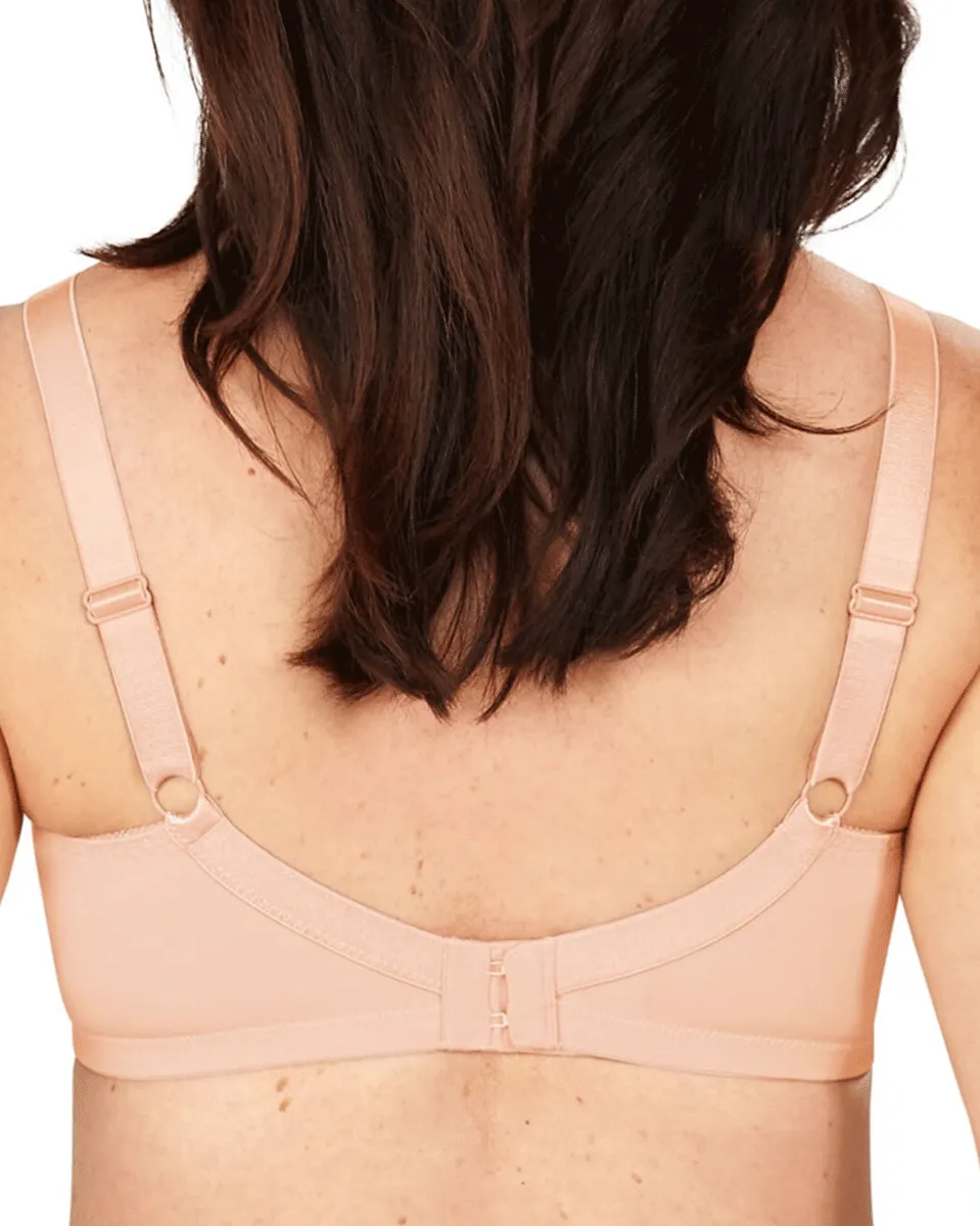 Amoena Nancy Wire-Free Front Closure Bra - Rose Nude