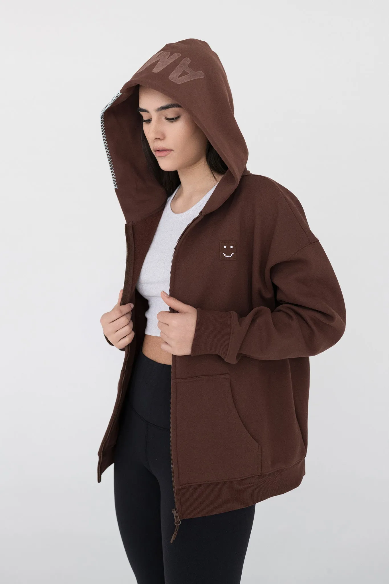 Amoo Zip-Up Hoodie