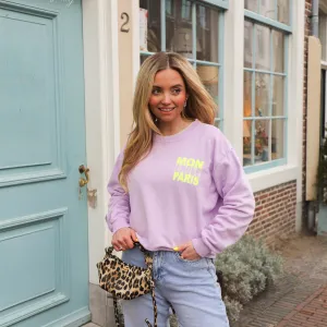 Amour sweater lila
