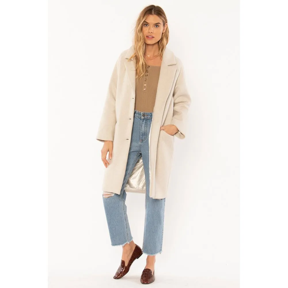Amuse Society Womnes Siena Wool Coat