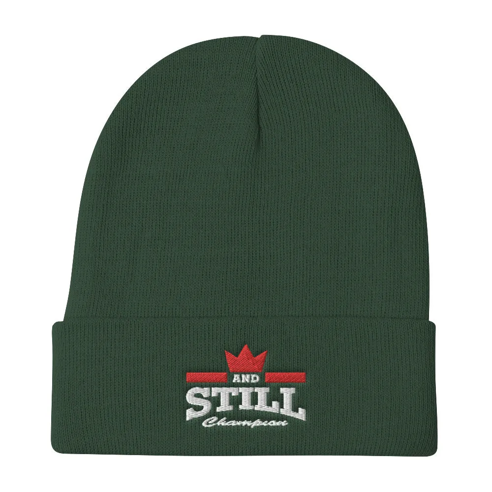 And Still Champion™ embroidered beanie hat