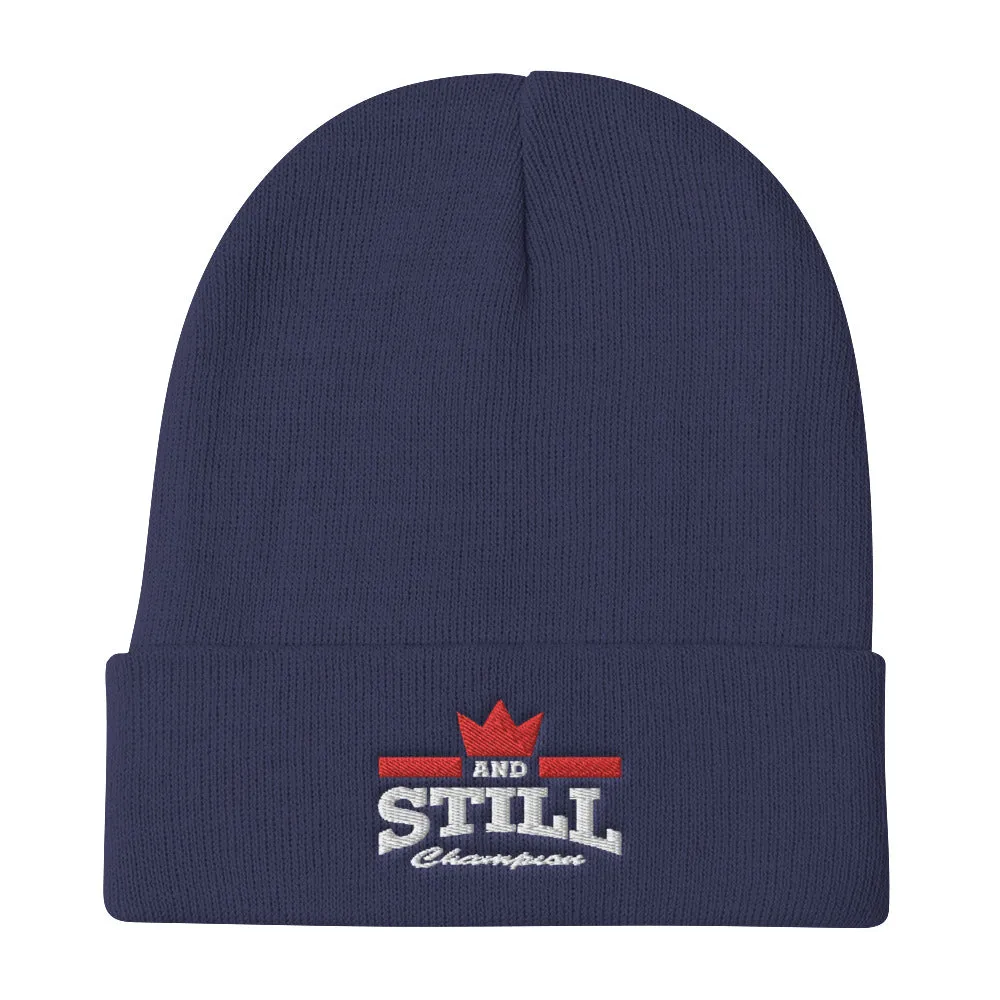 And Still Champion™ embroidered beanie hat