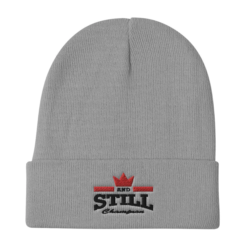 And Still Champion™ embroidered beanie hat