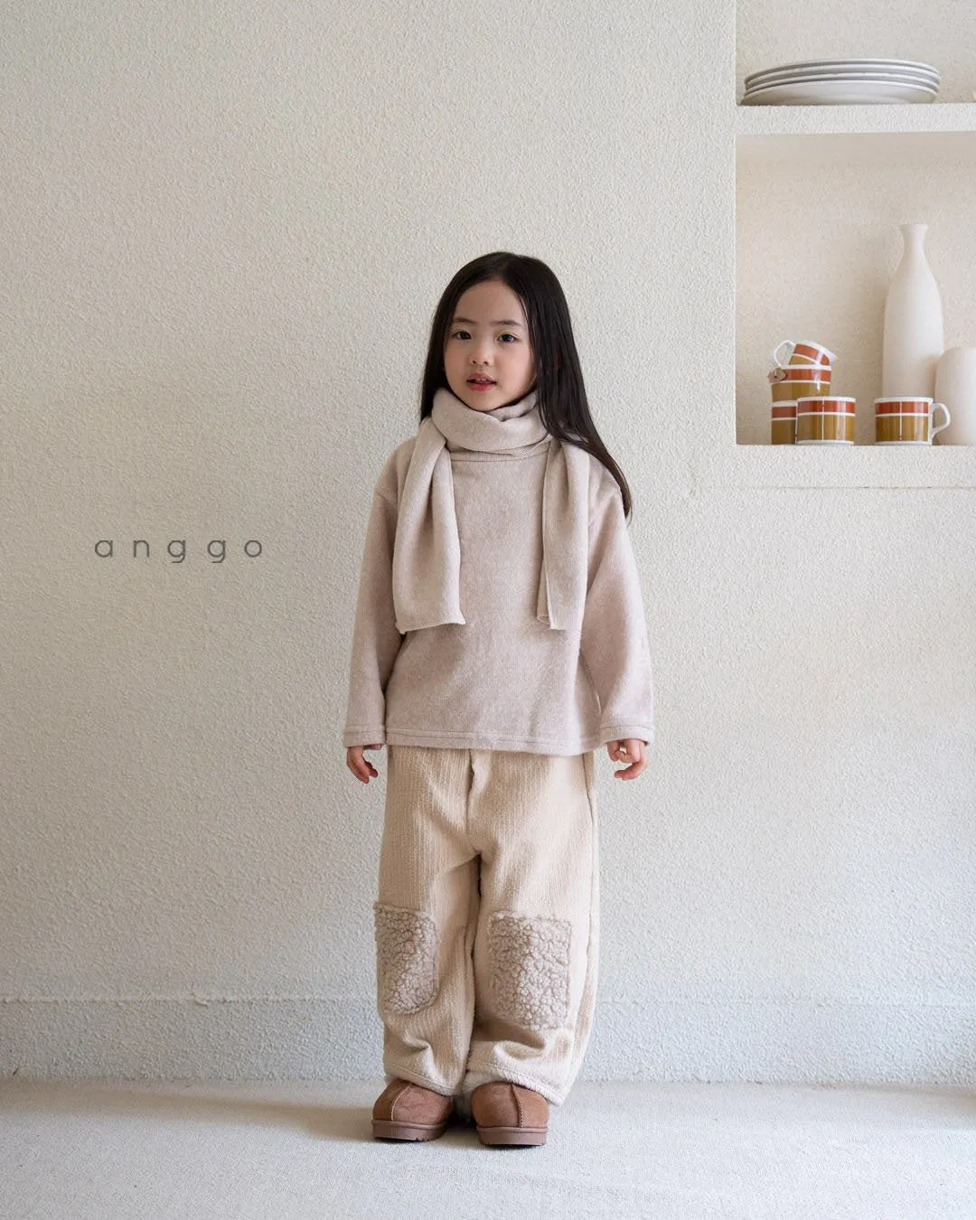 ANGGO TEDDY PATCH TROUSERS