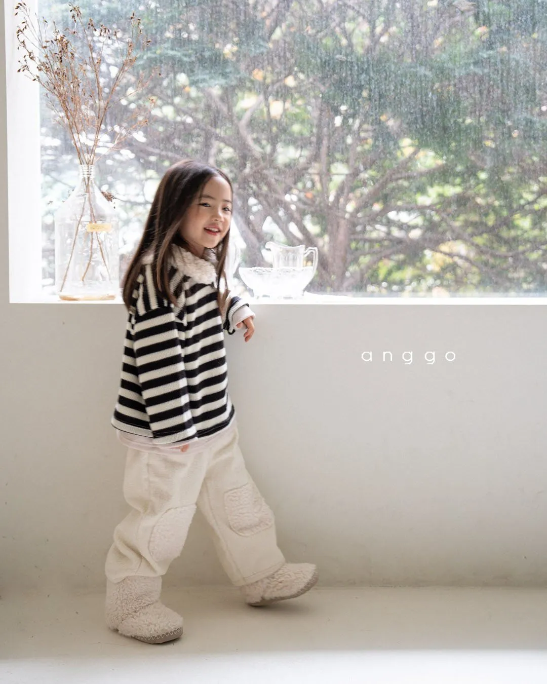 ANGGO TEDDY PATCH TROUSERS