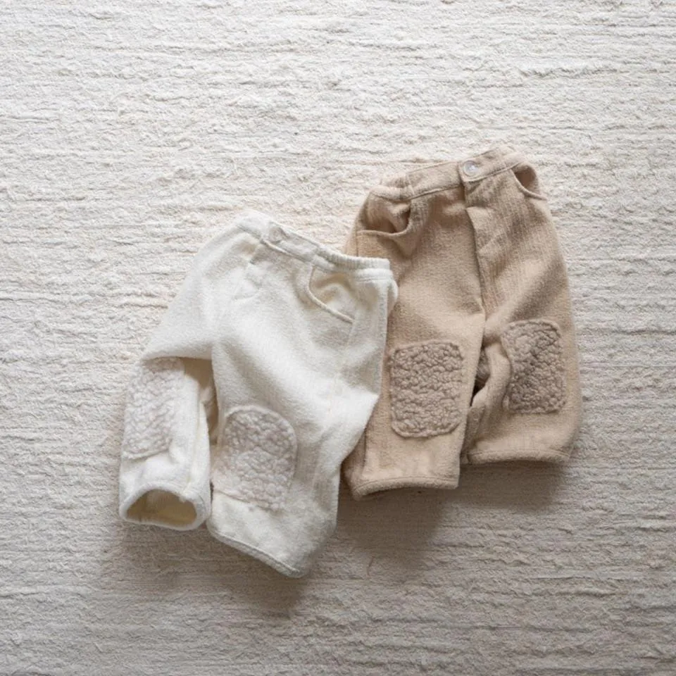 ANGGO TEDDY PATCH TROUSERS