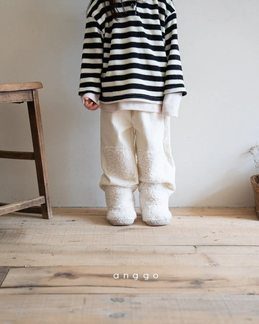 ANGGO TEDDY PATCH TROUSERS