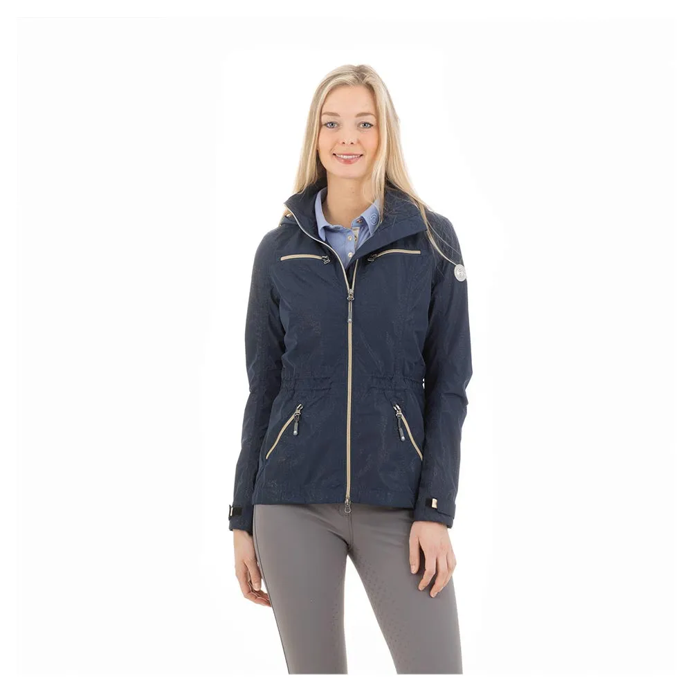 Anky navy with glitter sheen technical jacket