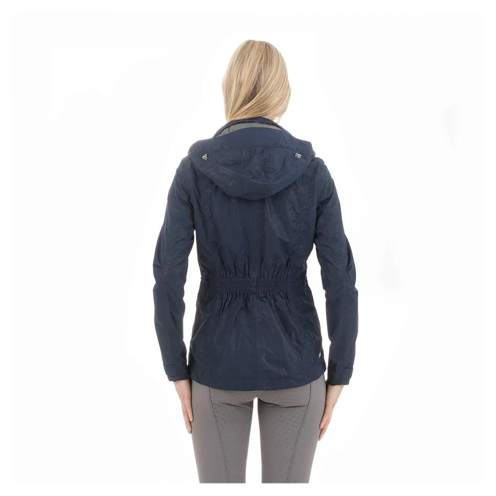 Anky navy with glitter sheen technical jacket