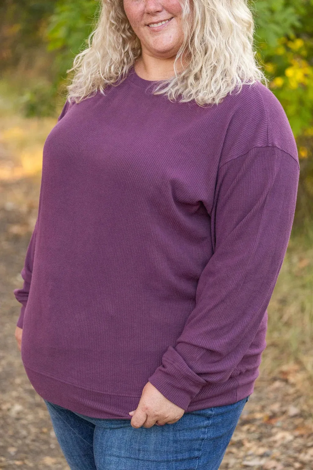 Annie Brushed Ribbed Premium Pullover Top (7 colors!)