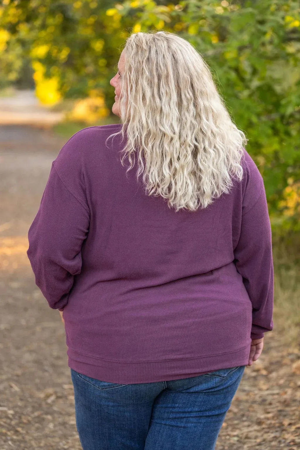 Annie Brushed Ribbed Premium Pullover Top (7 colors!)