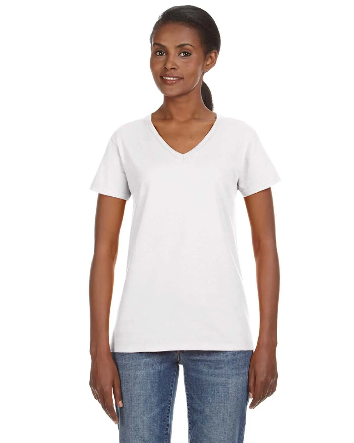 Anvil Ladies Lightweight V-Neck T-Shirt
