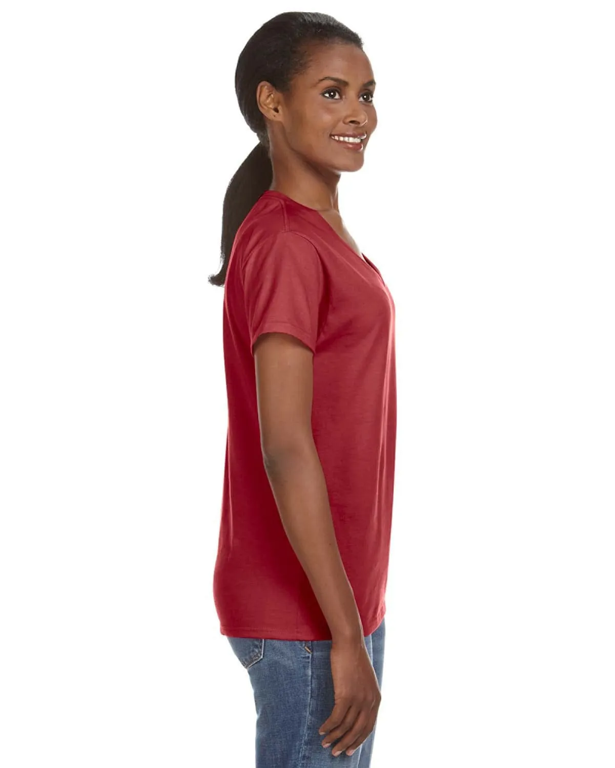 Anvil Ladies Lightweight V-Neck T-Shirt