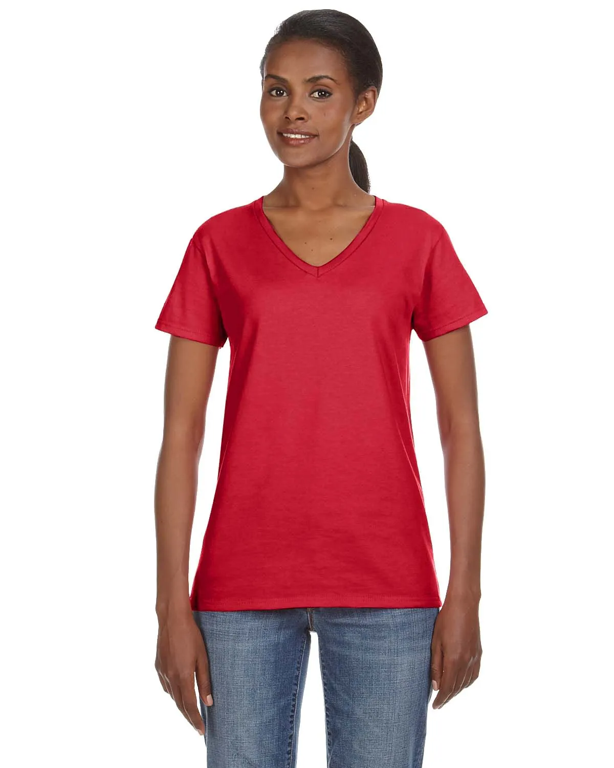 Anvil Ladies Lightweight V-Neck T-Shirt