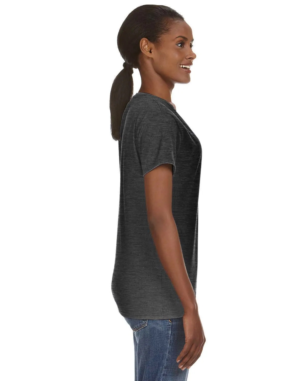 Anvil Ladies Lightweight V-Neck T-Shirt