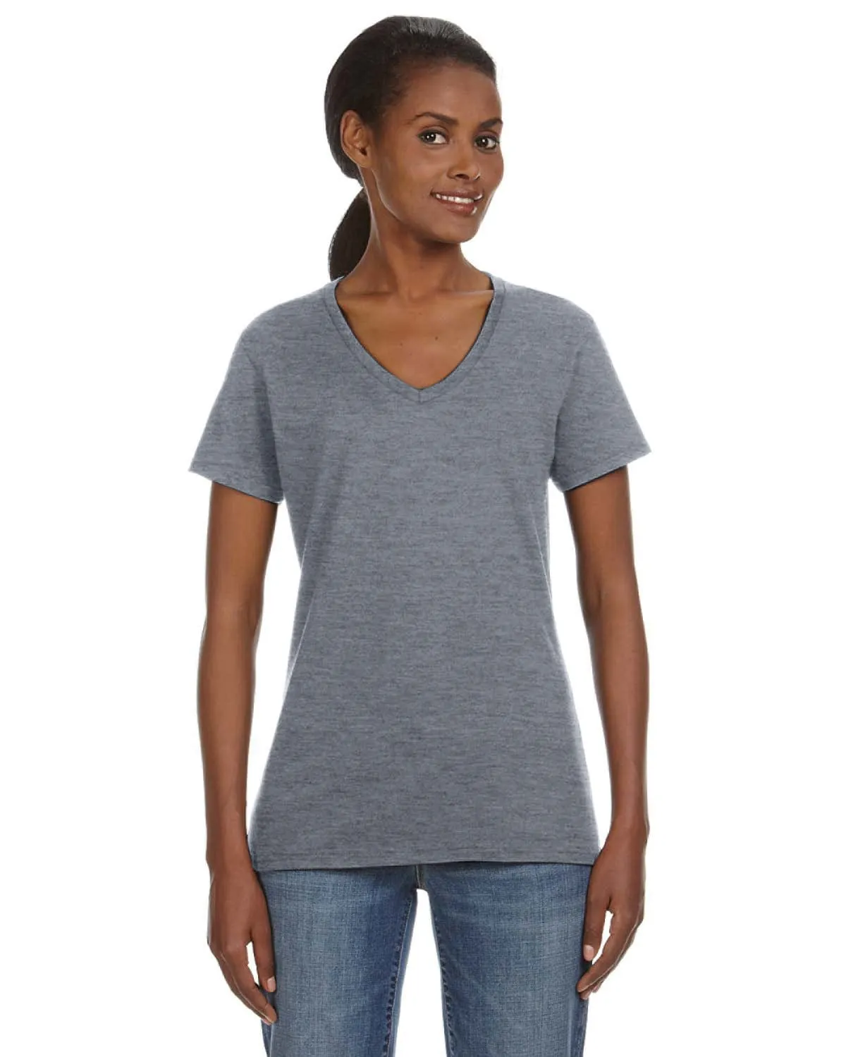 Anvil Ladies Lightweight V-Neck T-Shirt