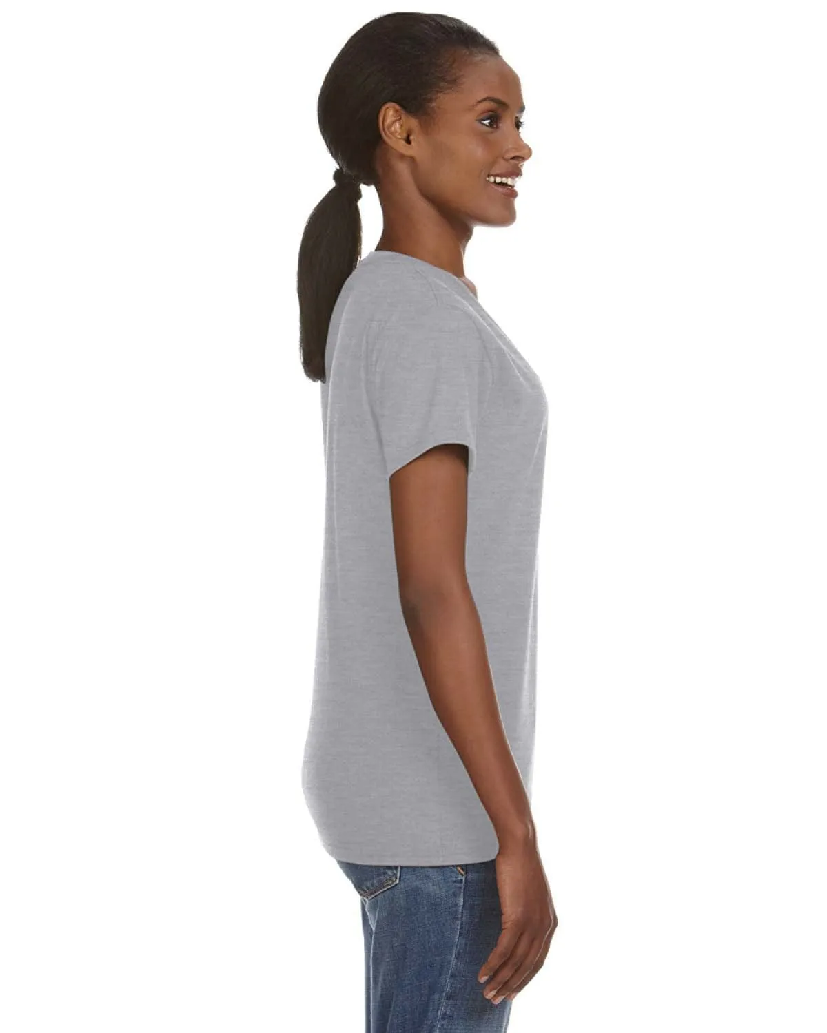 Anvil Ladies Lightweight V-Neck T-Shirt