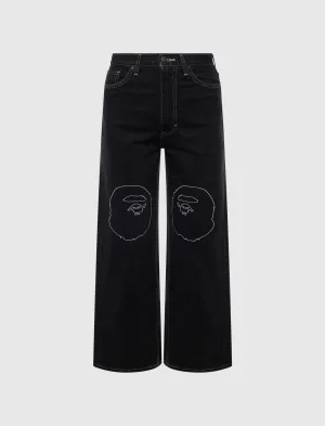 APE HEAD DENIM PANTS