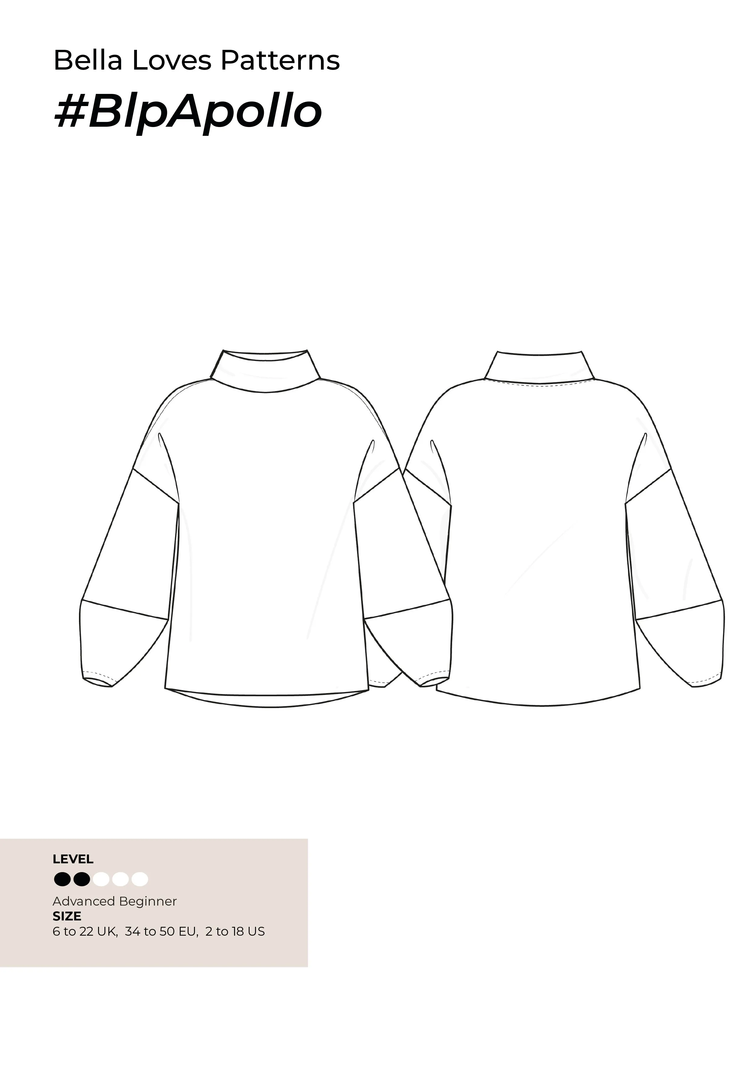 APOLLO JUMPER – PDF SEWING PATTERN