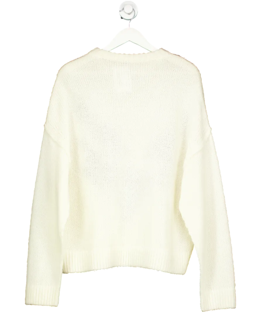 Arcana Cream Ghost Knit Jumper UK M