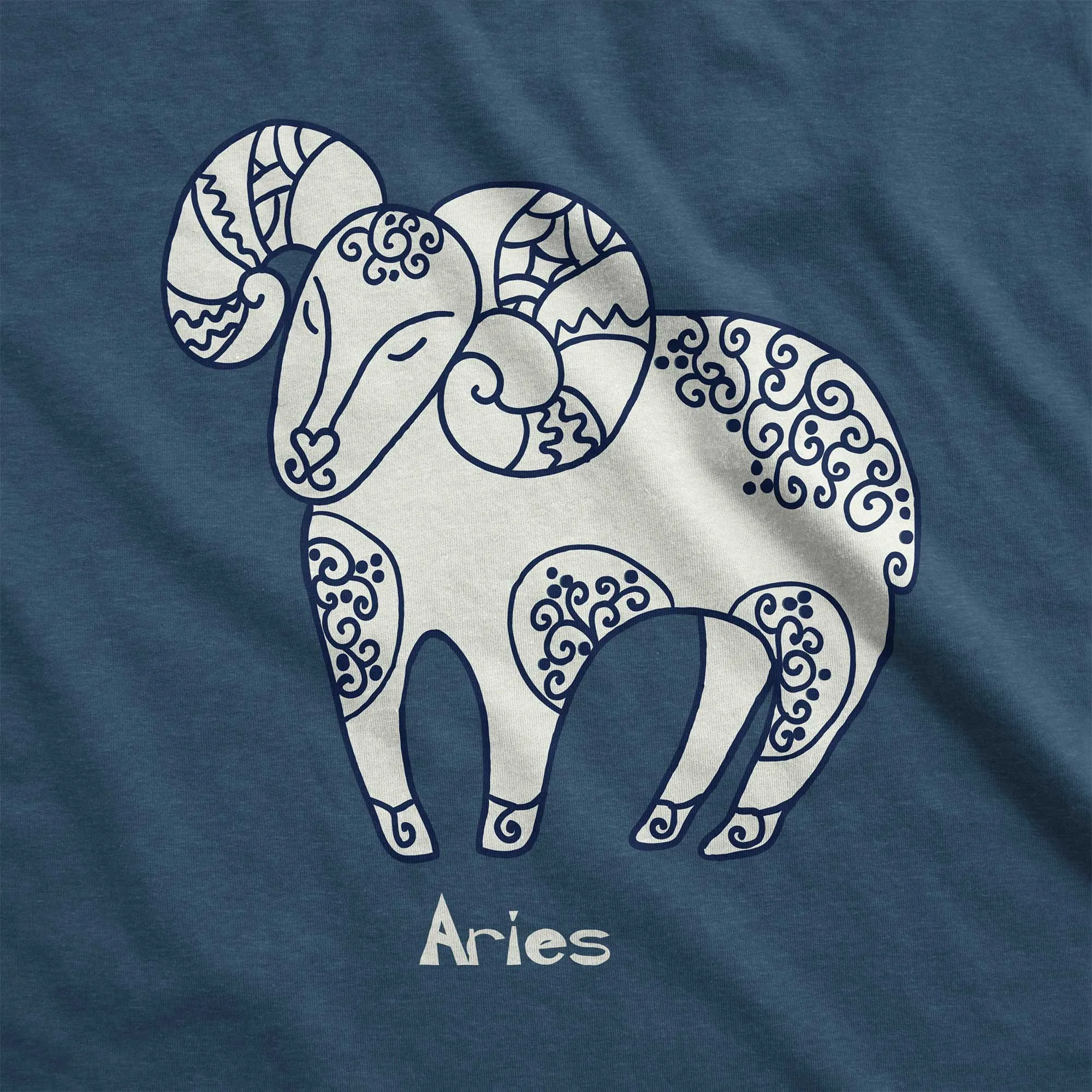 Aries Zodiac Symbol: The Ram - Women’s Flex Scoop Neck Tee