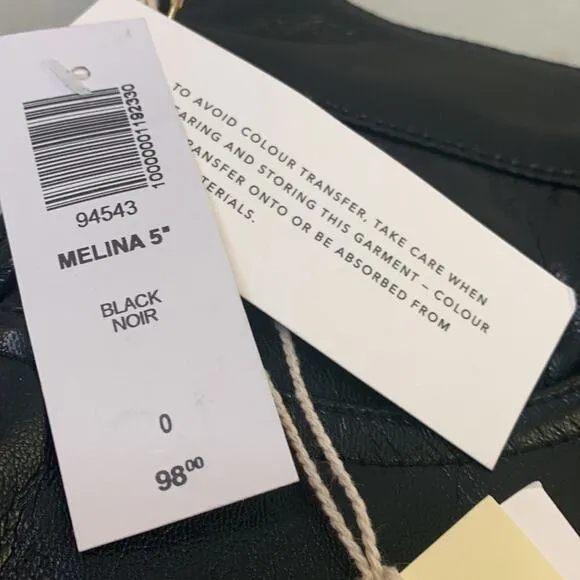 Aritzia WilfredMelina 5&quot; Short | Black Size 0 NWT