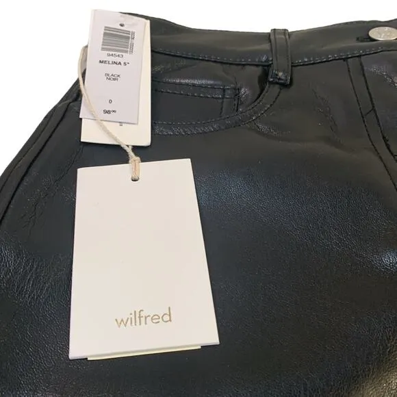 Aritzia WilfredMelina 5&quot; Short | Black Size 0 NWT