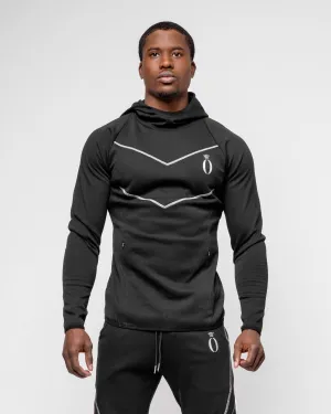 Arrow Hoodie Black & White