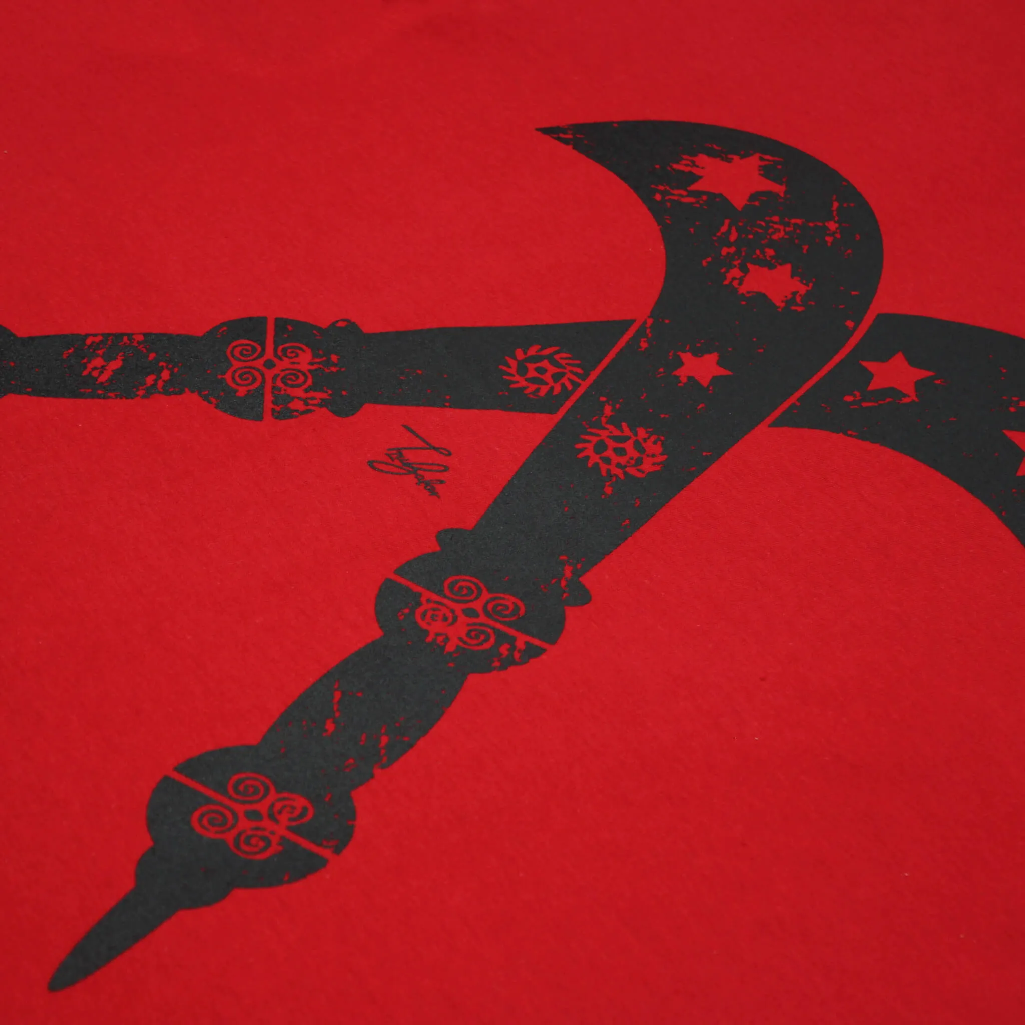 ASHANTI AFENANTA WARRIOR SWORDS (UNISEX SHORT SLEEVE T-SHIRT)