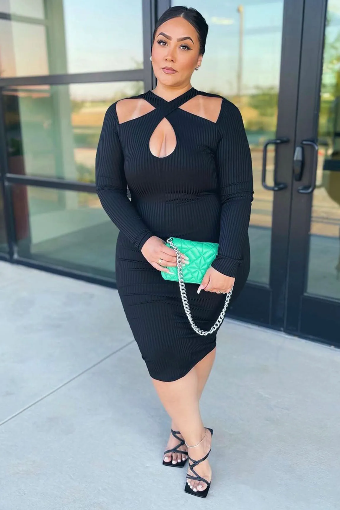 ASHLEY MIDI DRESS | PLUS