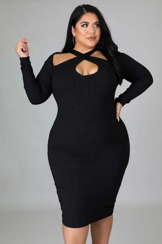 ASHLEY MIDI DRESS | PLUS