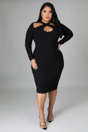 ASHLEY MIDI DRESS | PLUS