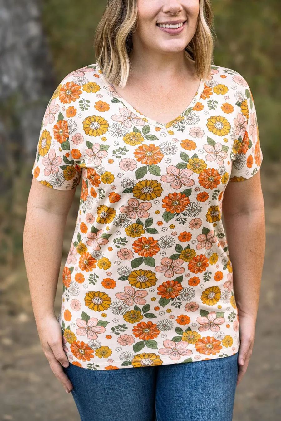 Ashley Ultimate Dolman Short Sleeve Tee (PRINTS)