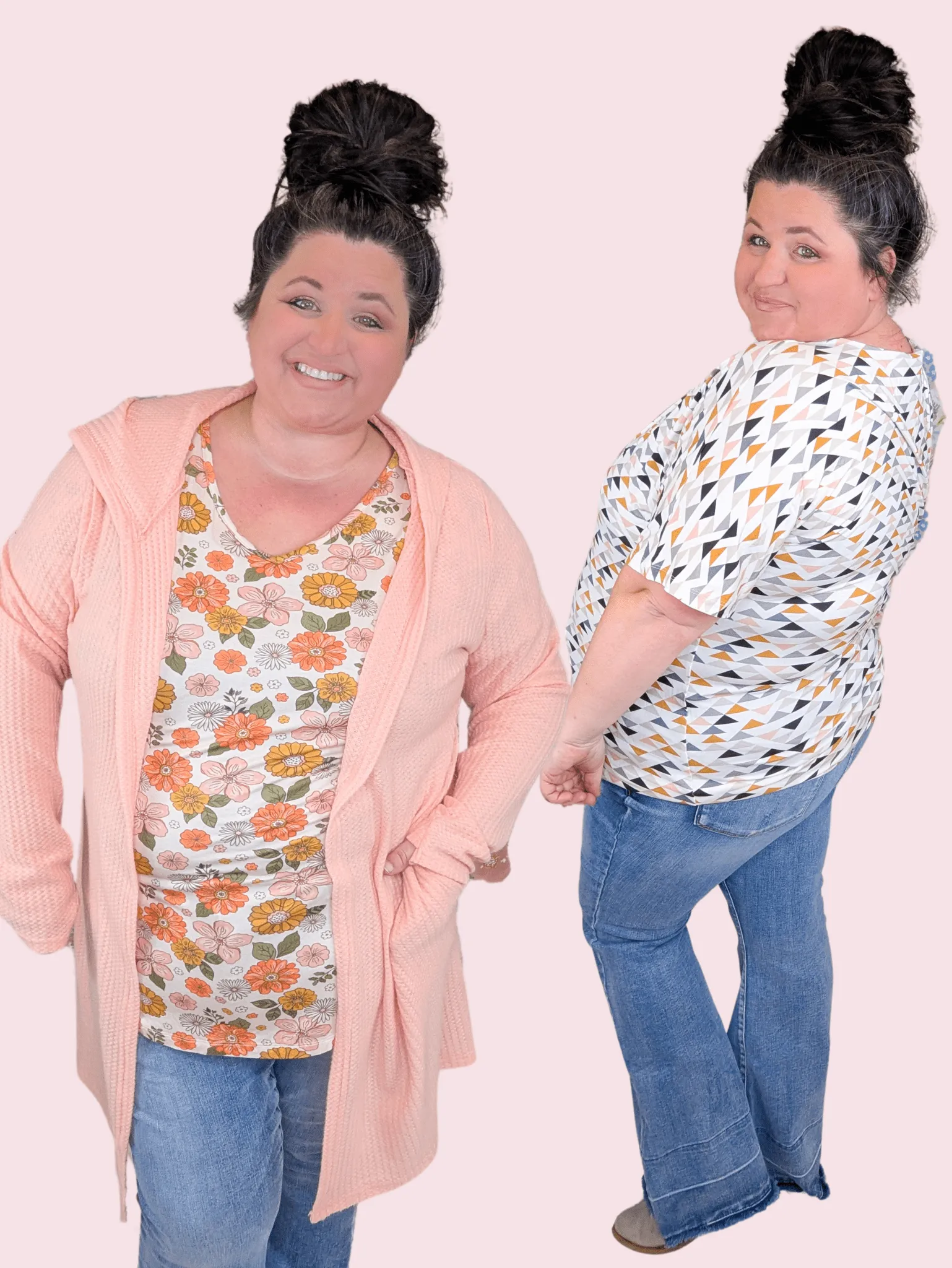 Ashley Ultimate Dolman Short Sleeve Tee (PRINTS)