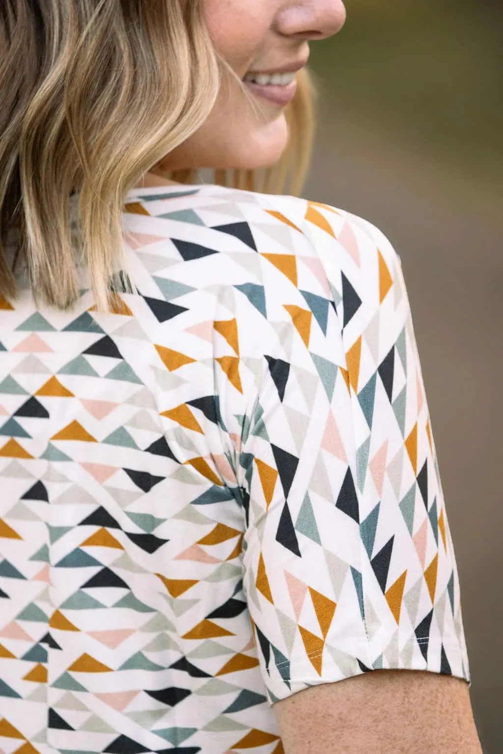 Ashley Ultimate Dolman Short Sleeve Tee (PRINTS)