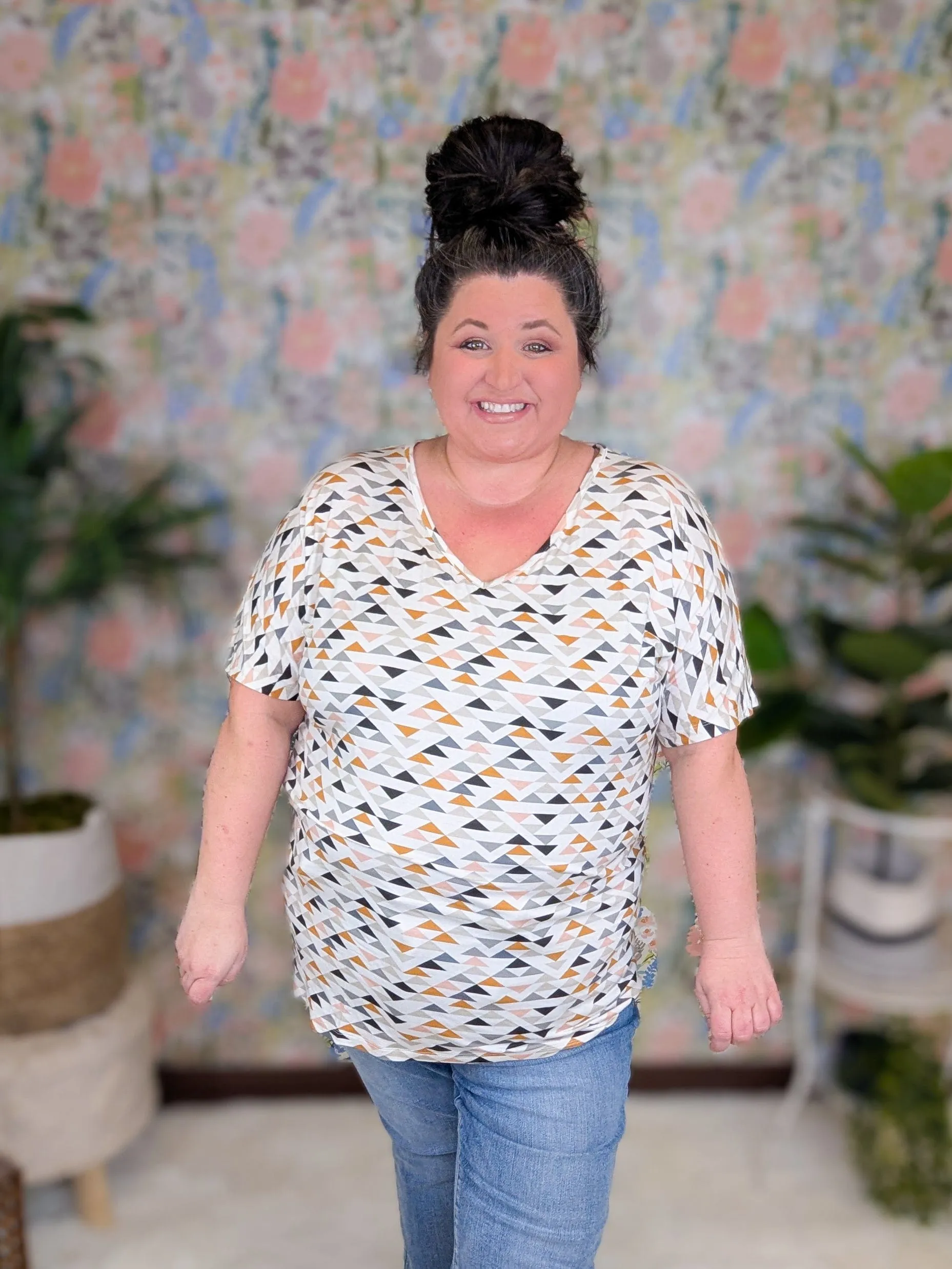 Ashley Ultimate Dolman Short Sleeve Tee (PRINTS)
