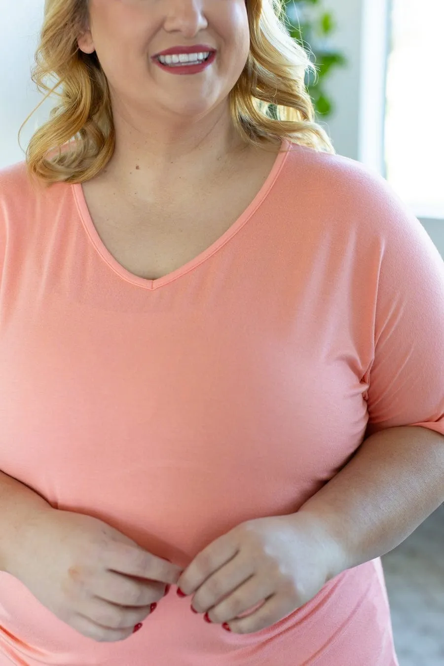 Ashley Ultimate Dolman Tee in Short Sleeve Solids (8 colors)