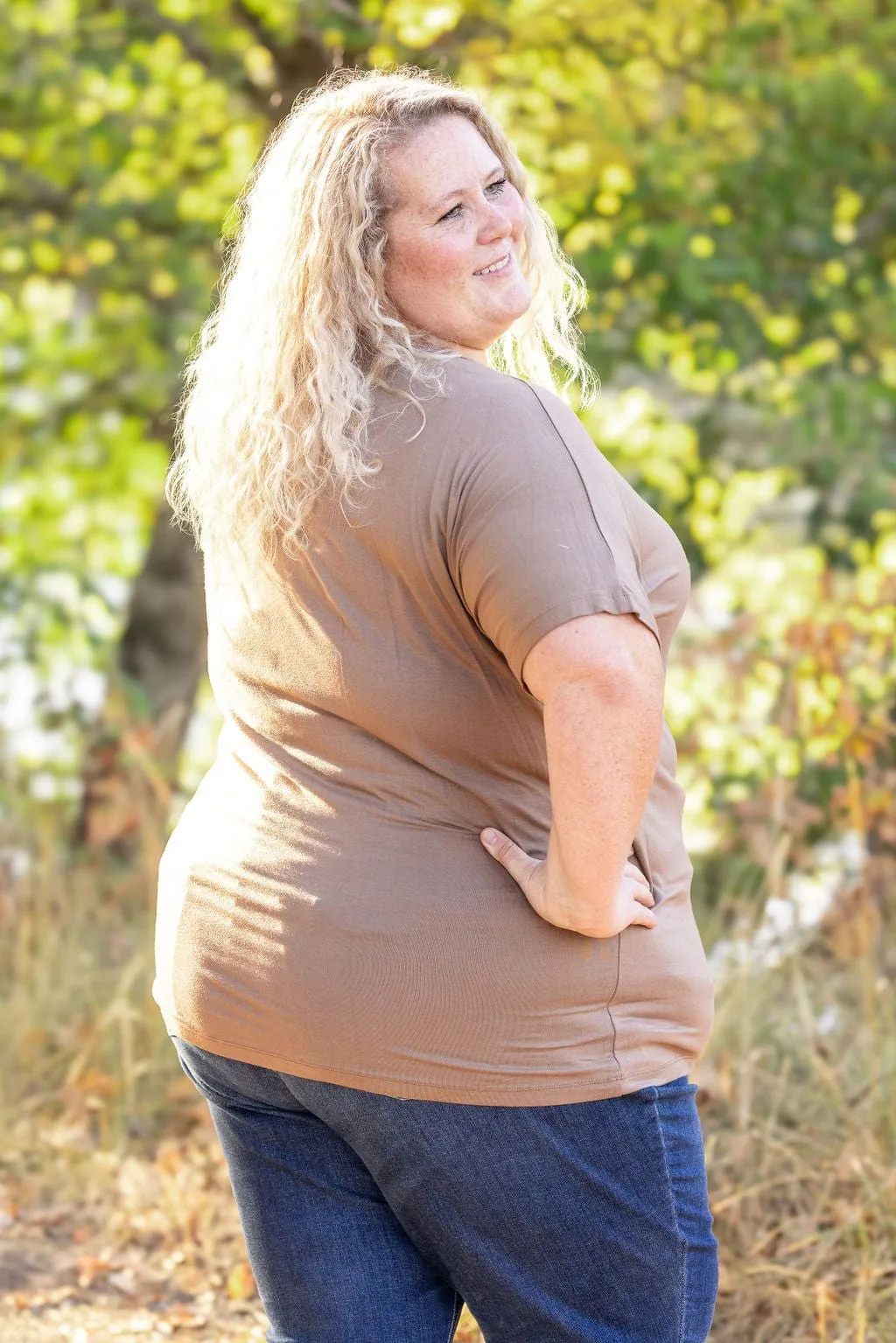 Ashley Ultimate Dolman Tee in Short Sleeve Solids (8 colors)