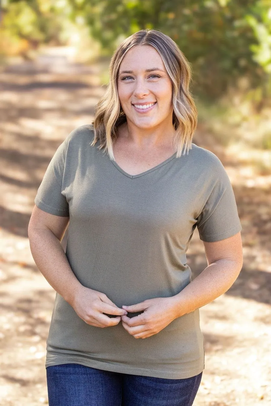 Ashley Ultimate Dolman Tee in Short Sleeve Solids (8 colors)