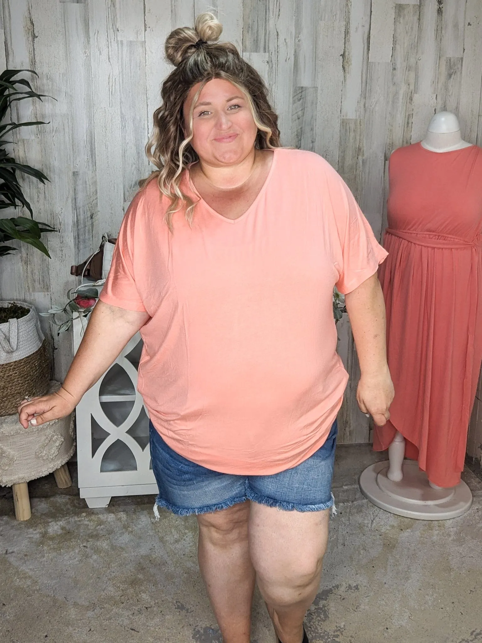 Ashley Ultimate Dolman Tee in Short Sleeve Solids (8 colors)
