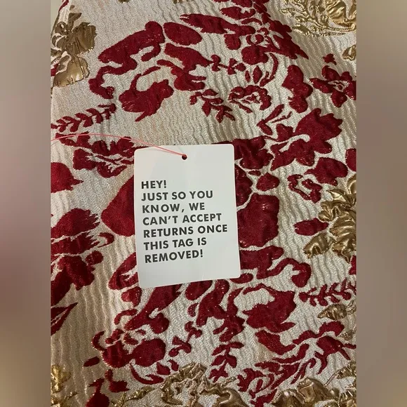 ASOS LUXE jacquard shorts &amp; pearl embellishment in burgundy &amp; gold floral print