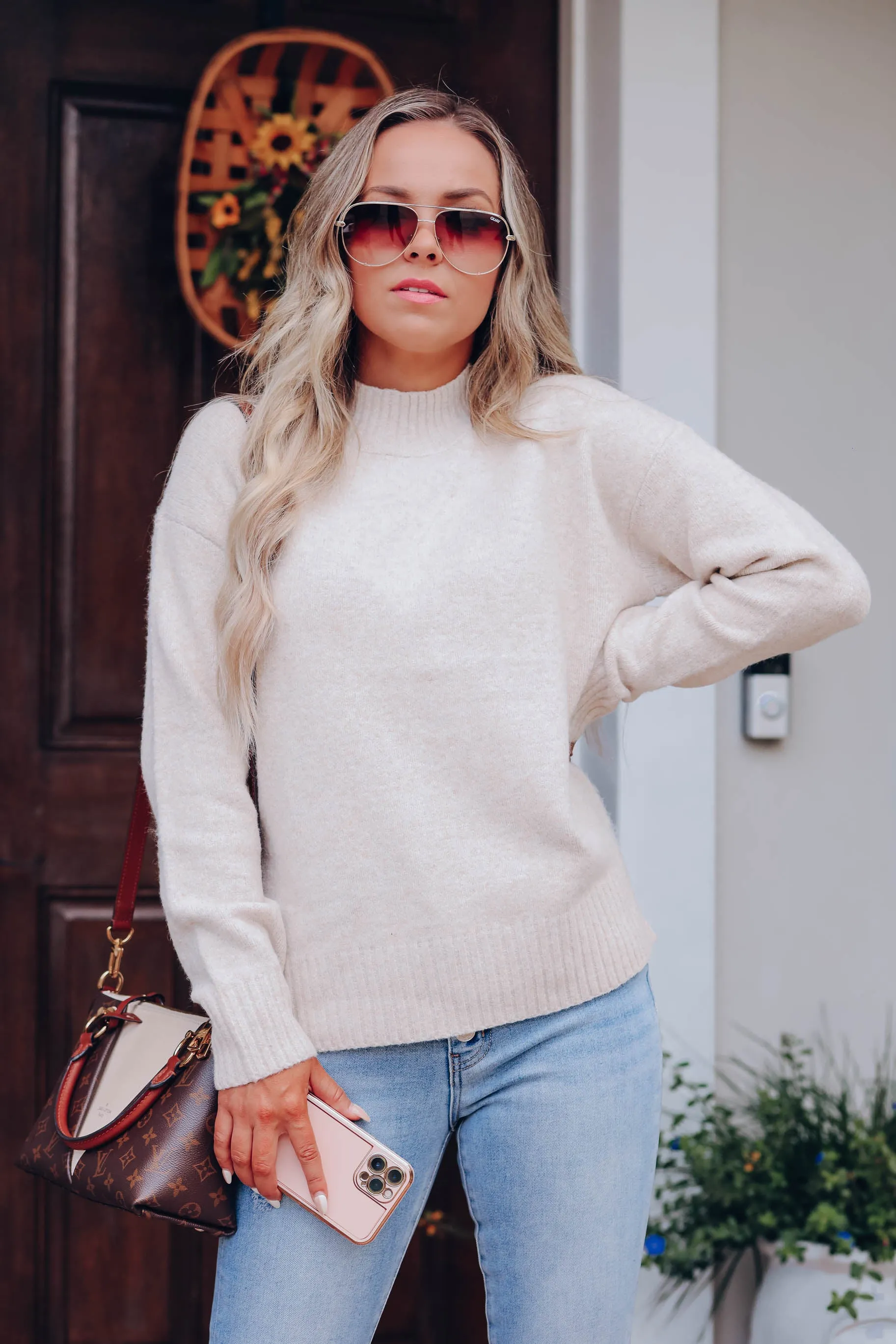 Aspen Mock Neck Sweater