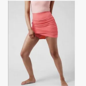 Athleta Transcend Skort coral petal pink size XS