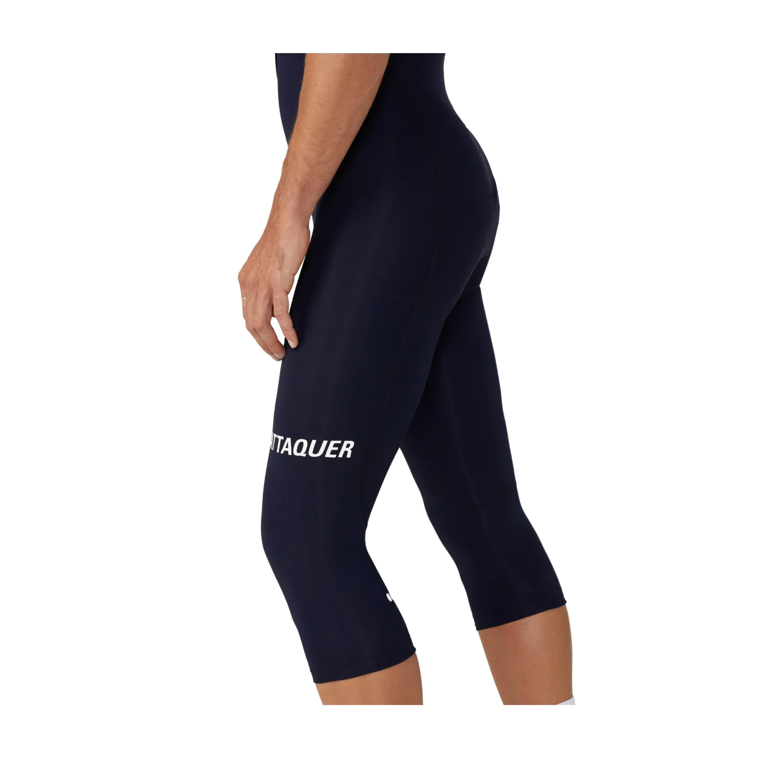 Attaquer All Day 3/4 Bib - Navy/White Logo