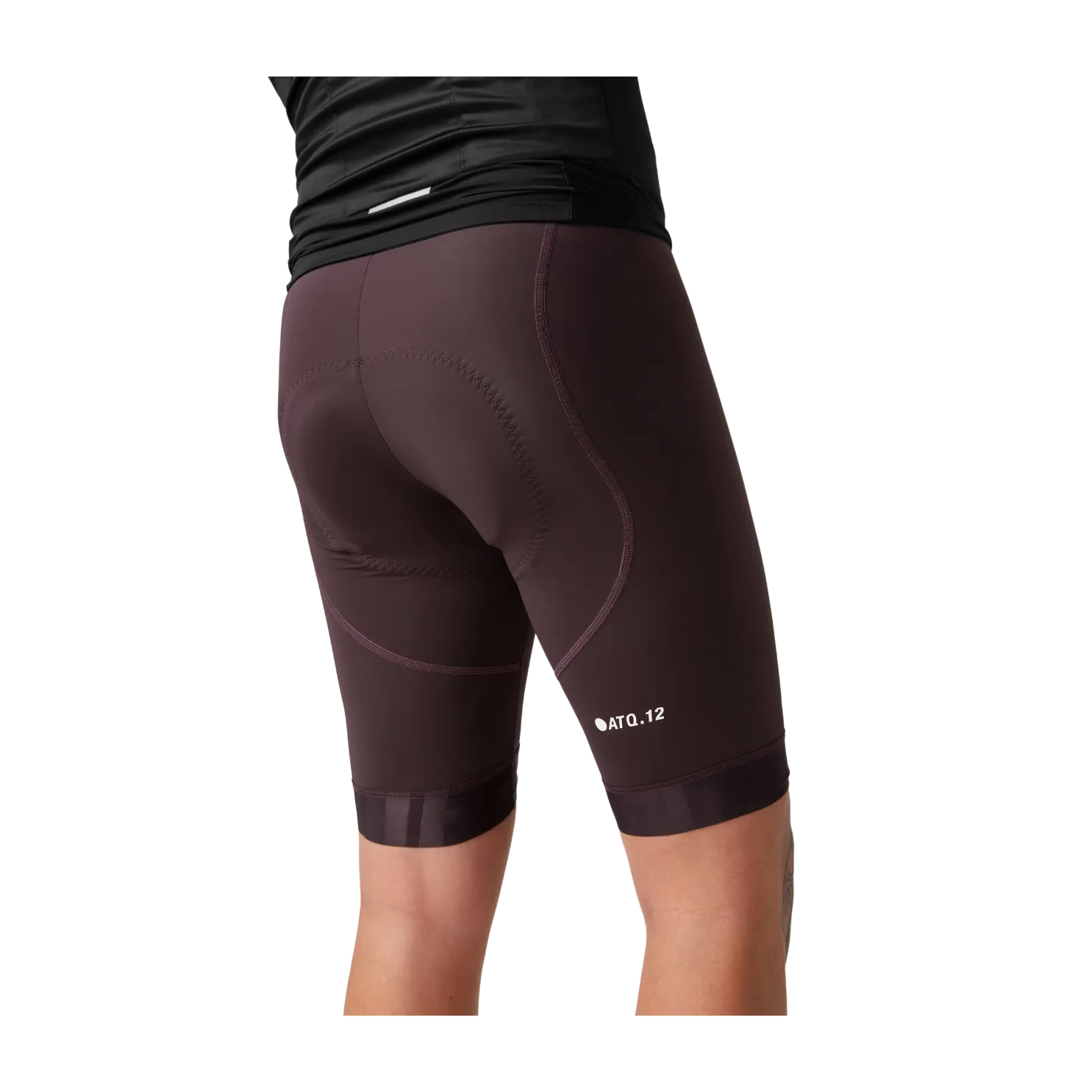 Attaquer All Day Bib Short - Aubergine