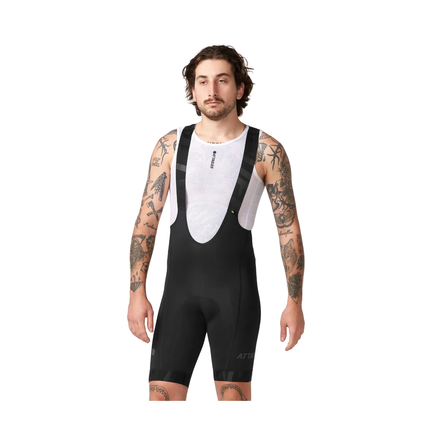 Attaquer All Day Bib Short - Black/Tonal